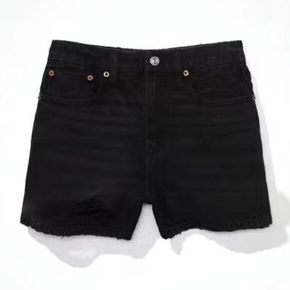 American Eagle Denim Curvy Highest Waist '90s Boyfriend Denim Short - Picture 1 of 4